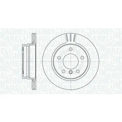 Solo Por Tiempo Limitado Disco de freno MAGNETI MARELLI 361302040394